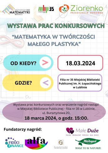 Matematyka w twórczości małego plastyka