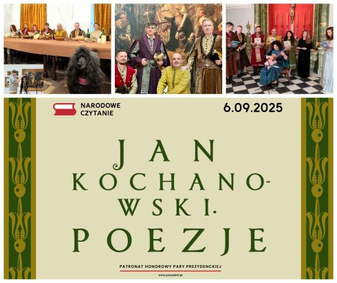 Narodowe Czytanie 2025  –  Jan Kochanowski. Poezje