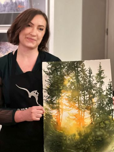 Między mgłą a blaskiem - wernisaż wystawy Katarzyny Kmiecik