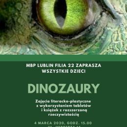 plakat dinozaury