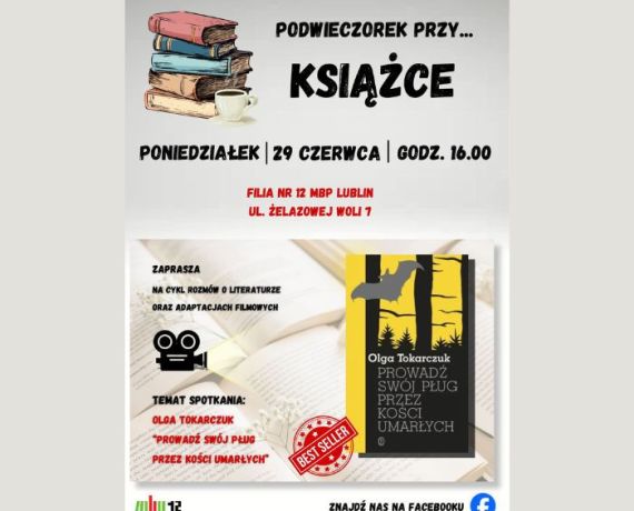 Plakat promujący spotkanie z cyklu 