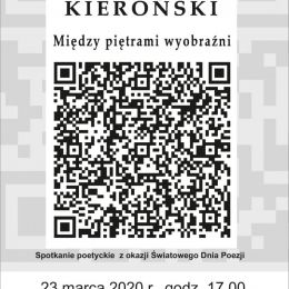 plakat na spotkanie ze Stanisławem Kierońskim