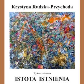 Fragment plakatu promującego wystawę Krystyny Rudzkiej-Przychody