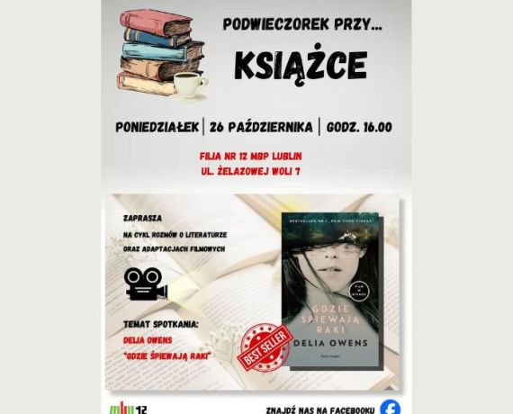 Plakat promujący spotkanie z cyklu 