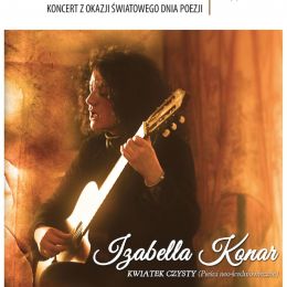 Plakat do koncertu Izabelli Konar
