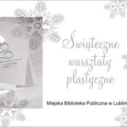 plansza zapowiadająca warsztaty plastyczne