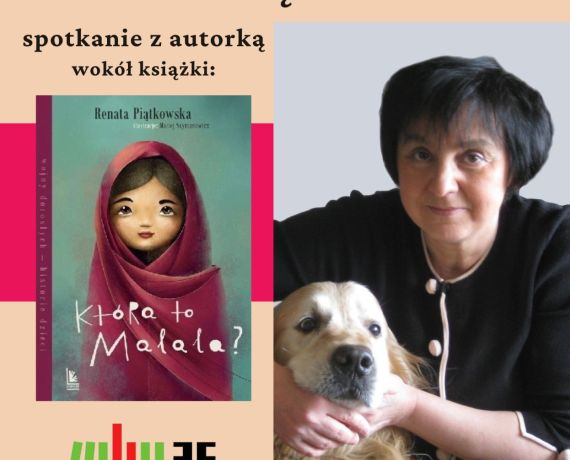 Renata Piątkowska i jedna z jej książek