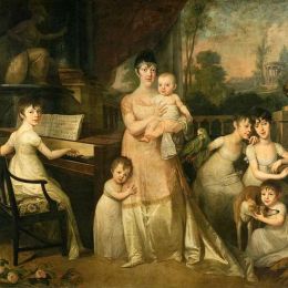 jozef-peszka-portret-rodziny-borchow-524479-640