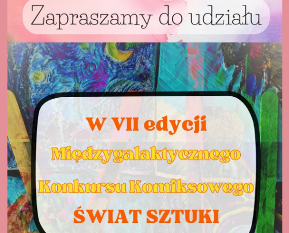 Kolorowa grafika promująca konkurs