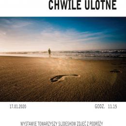 plakat do wystawy Rzeczy niewielkie. Chwile ulotne