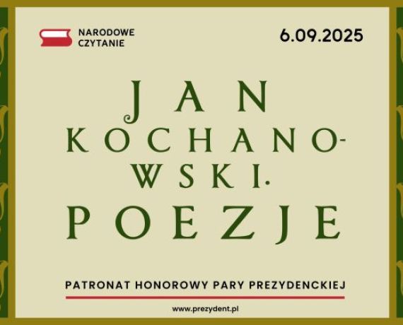 Grafika promująca Narodowe Czytanie - 