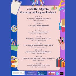 Program warsztatów edukacyjnych dla najmłodszych: "Czytamy i czujemy"