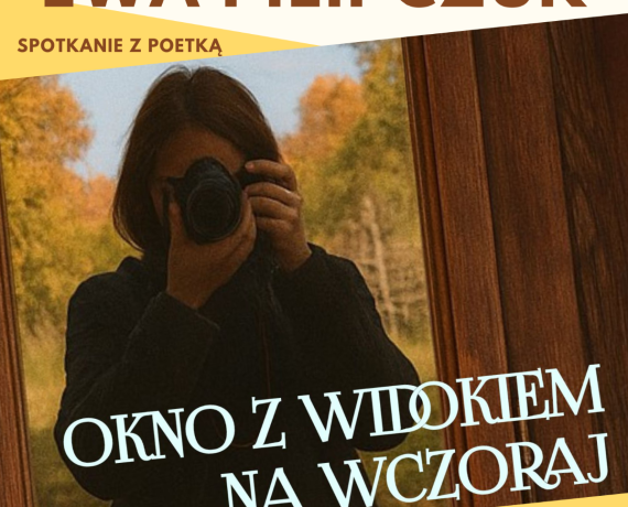 fragment plakatu z okładką ksiażki