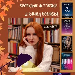 Fragment plakatu ze zdjęciem autorki