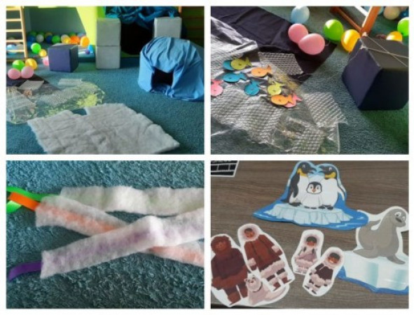 przedmioty do zabawy w Eskimosów